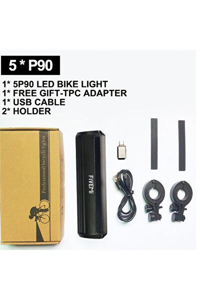 Choice 5P90 10000mAh Fivemi Bicycle Light Front 10000mAh Bike Light Power Ban...