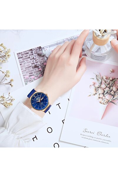 choice2 LIGE Blue LIGE Women Watches Luxury Brand Ultra-thin Calendar Week Qu...