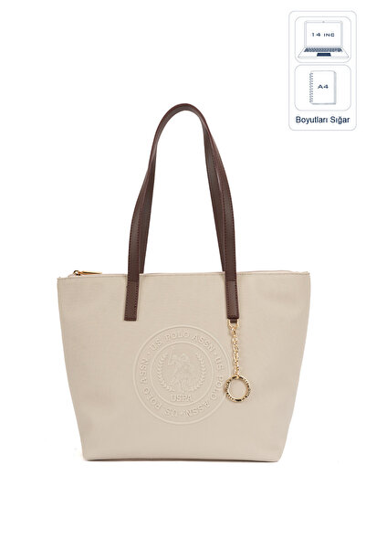 U.S. Polo Assn. حقيبة كتف نسائية باللون البني Us26674