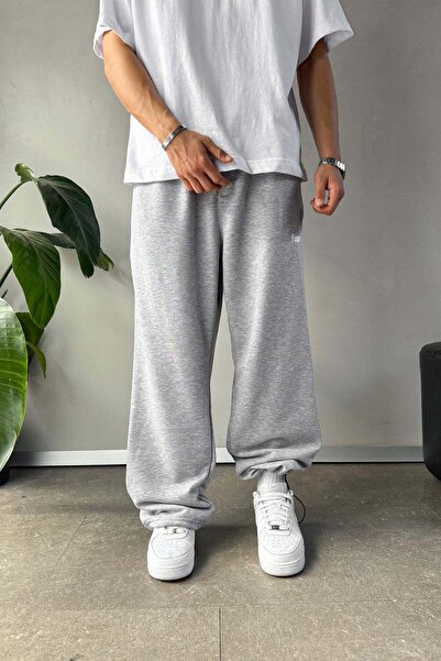 Flaw Wear Flaw Atelier Baggy Eşofman Altı Gri Melanj