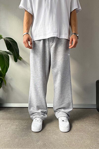 Flaw Wear Flaw Atelier Baggy Eşofman Altı Gri Melanj