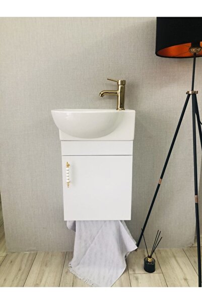 AdaGrup Yapı Adagrup Banyo Ve Tuvalet Mini Köşe Lavabo 28*45 Cm (banyo Dolabı...