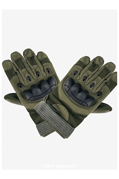 PIECE SIGNATURE Water Resistant Full Finger Polyester Motor Gloves