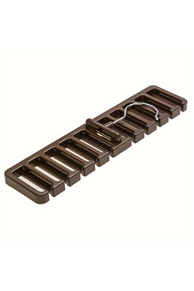 Choice Brown 1pc Multi-Functional Belt Hanger Space-Saving Closet Organizer f...