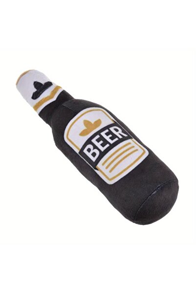 choice2 Black Realistic Beer Bottle Shape, Squeaking Dog Toy. Interactive Pla...
