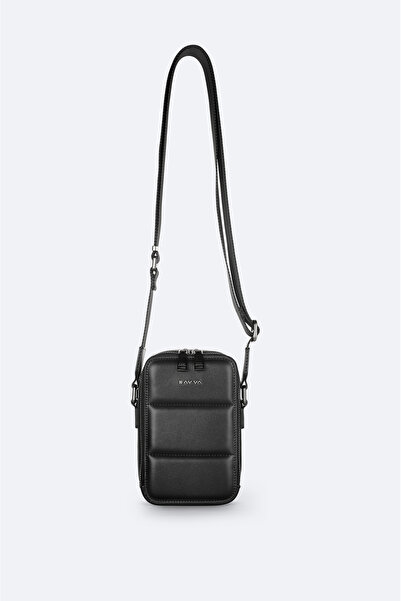 Avva Men's Black Crossbody Bag B009752