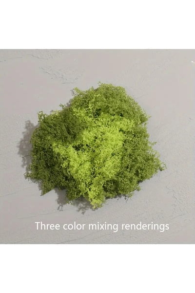 Choice Mix colors about 20g Artificial Green Plants Polyester Moss Grass Home...