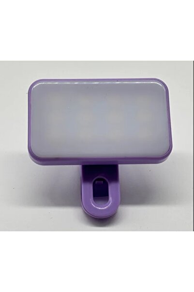 Hoopet Purple Portable Mini Selfie Fill Light Rechargeable 3 Modes Adjustable...