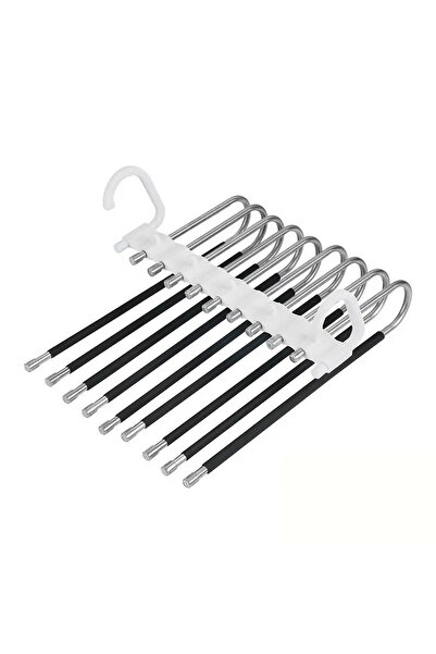 Choice1 1pc Upgrade 9 Layers Pants Hangers Space Saving, Jeans Hangers Non Sl...