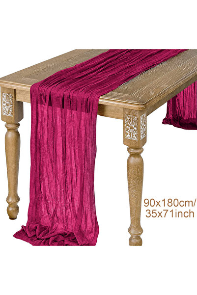Choice 18 Semi-Sheer Gauze Table Runner Sage Cheesecloth Table Setting Dining...