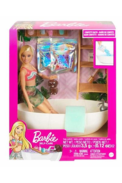 Barbie Bebek Wellness Barbienin Spa Günü HKT92