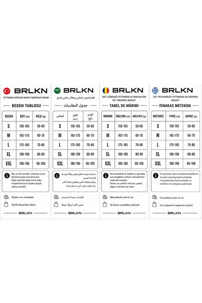 BRLKN Men's Long Sleeve Shirt Tracksuit Ottoman Set