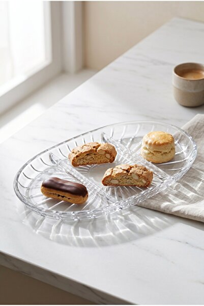 Paşabahçe Elegant Bölünmüş Oval Tabak