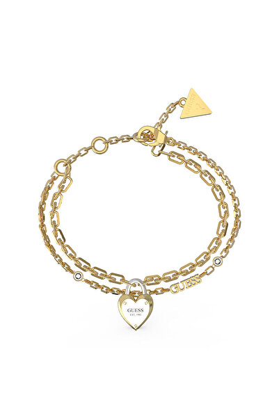 Guess JGUJUBB04206JWYGRHS سوار نسائي على شكل قلب