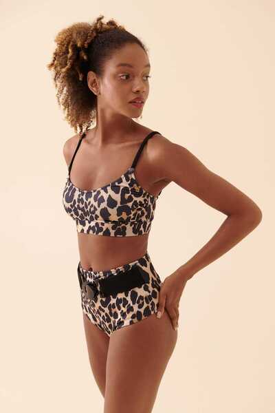 Roman Kemerli Leopar Desenli Bikini Leopar Y22MY004_144