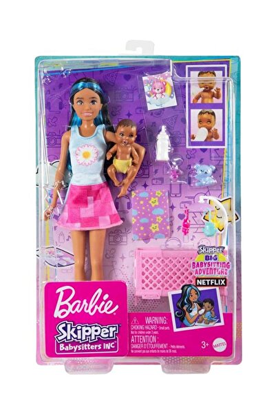 Barbie Bebek Bakıcısı Bebeği ve Aksesuarları HJY34