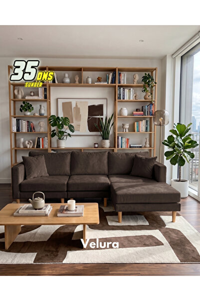 Velura Home & Living Armin Akıllı Köşe Koltuk Takımı & Modern Modüler Yataklı...