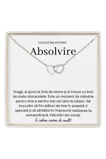 The Jewel Heart Bijuterii Soulmate Spark de absolvire pentru fiică, colier cu...