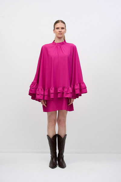HANIQA Jessica Fabric Draped Blouse
