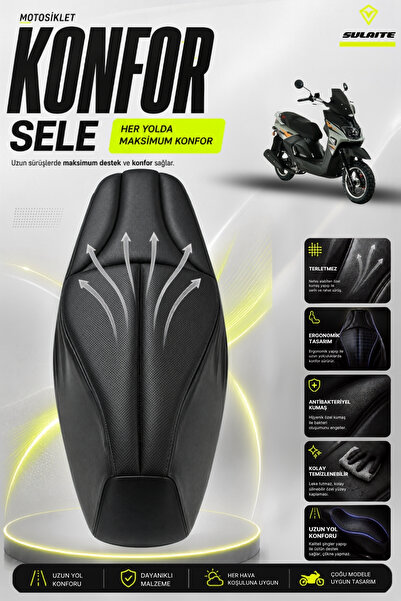 SULAITE Motosiklet Konfor Sele Kılıfı Altai F1 MAX PRO 50 -125 Uyumlu Visco S...