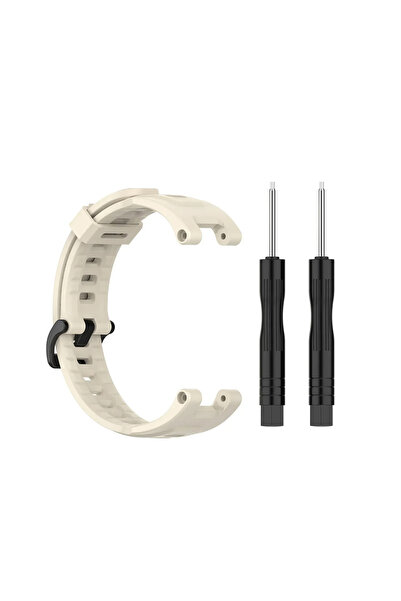 Choice9 Amazfit T-Rex Ivory Replacement Strap For T-Rex Strap Silicone Watchb...