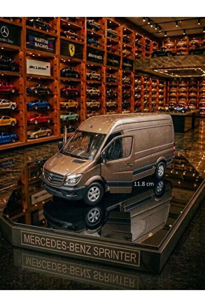 OYUNCAKSAHİLİ Mercedes Benz Sprinter Panelvan Iş Aracı Diecast Metal Kapıları...