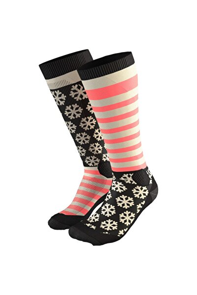 DYNAFIT Șosete de schi FT Graphic-Negru/Roz-39-42