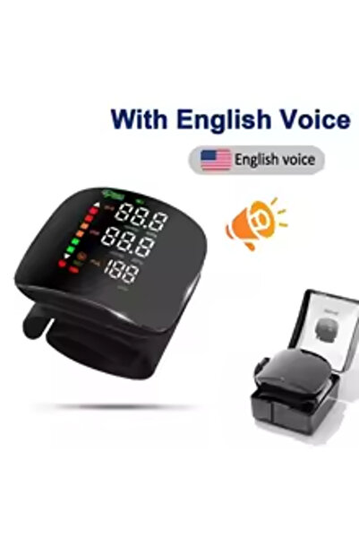 Choice 1pc Black--English Blood Pressure Monitor Medical Russian / English Vo...