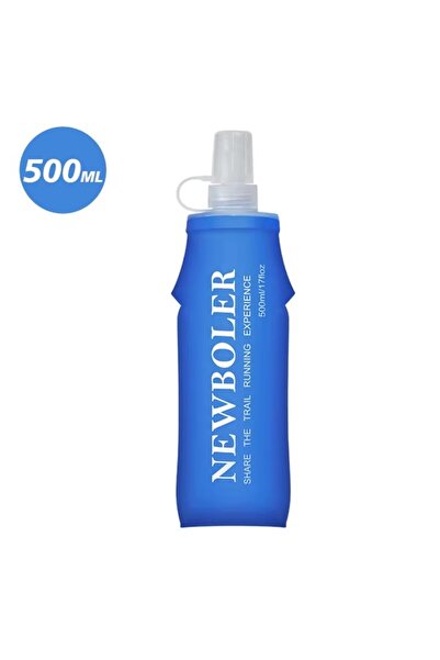 Choice BOT220-500 NEWBOLER 250ml/500ml Outdoor Collapsible Silicone Bite Size...