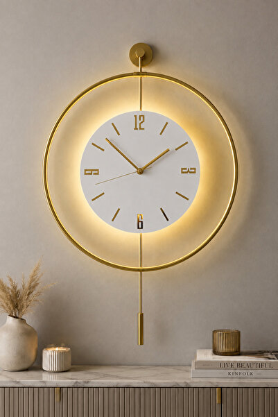 MetaQuartz Aksesuar Timelles Kristal Gold (Özel Seri-Quartz Mekanizmalı) Ledl...
