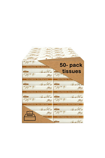 Her Diary Herdiary Four-Ply Thick and Highly Absorbent Facial Tissues for Dai...