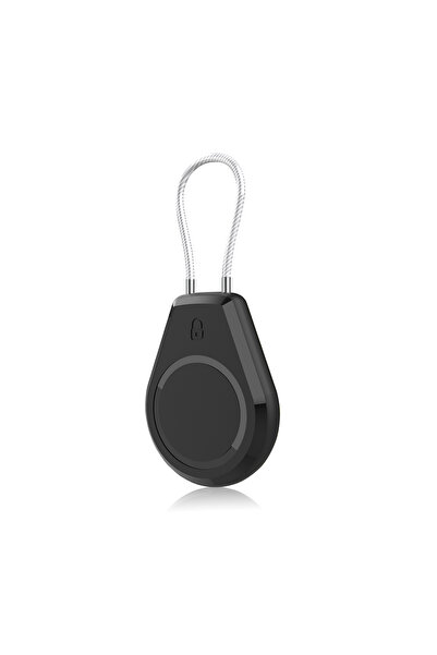 Choice Black 1pc For AirTag Waterproof Keychain Holder, Durable Loss-Proof Ai...