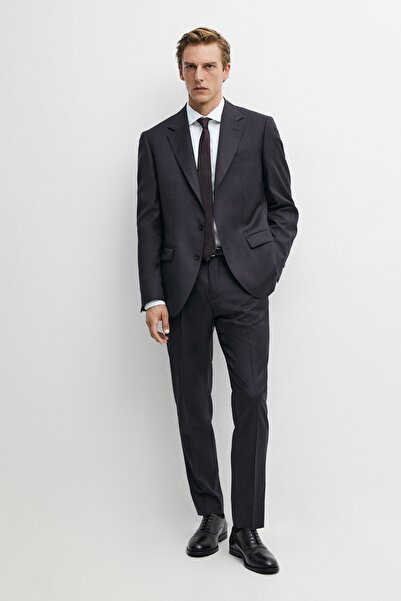 Massimo Dutti %100 soğuk yün klasik blazer