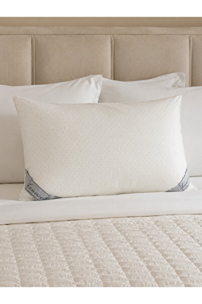 homewell Krem %100 Saf Bambu Yastık 50x70 cm Hipoalerjenik Ekstra Kılıflı