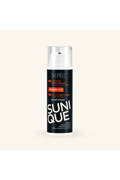 SYORELL Sunique Anti-Aging Renkli Güneş Koruyucu SPF 40 / PA ++++