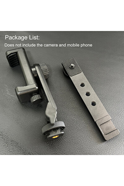 Choice black color Cell Phone Holder Tripod Adapter Phone Clip Expansion Acce...
