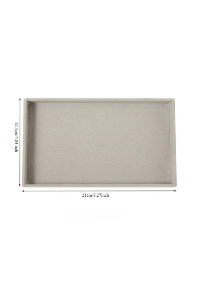 Choice grey empty 1pc Multiple Styles Velvet Jewelry Dispaly Tray Necklace Br...