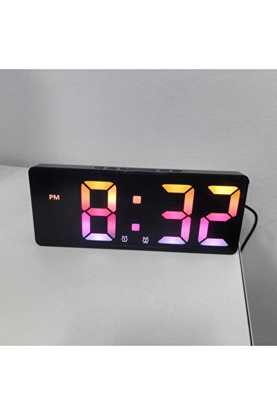 Choice BCP Digital Alarm Clock Voice Control Teperature Snooze Night Mode Des...