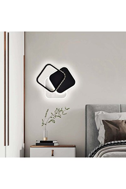 OEM Candelabru LED cu cristal PRISMIQ 39W, 3 pătrate, lumină rece/caldă/neutr...