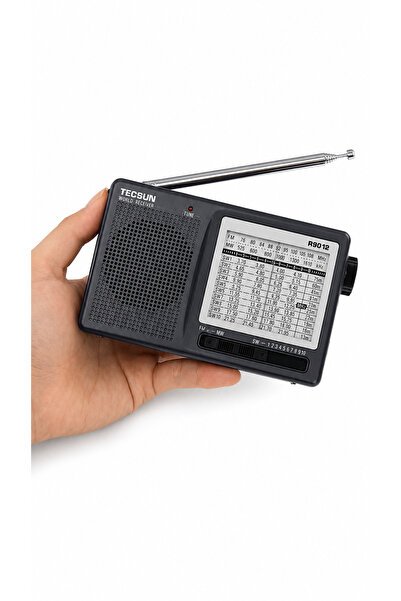 ULTRATEKNO TECSUN R-9012 Taşınabilir Analog Radyo Kısa Dalga FM Stereo Alıcı ...