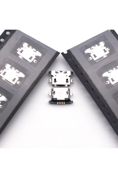 Choice 100pcs Micro USB 5pin heavy plate 1.27mm Charging port Connector For A...