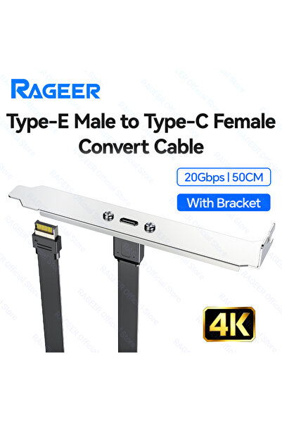 Choice Model with baffle RAGEER Female Adapter Cable - Type-E to USB-C 20Gbps...