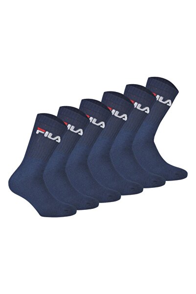 FILA Unisex Socken, 6er Pack - Crew Socks, Frottee, Tennis, Sport (2x 3 Paar)