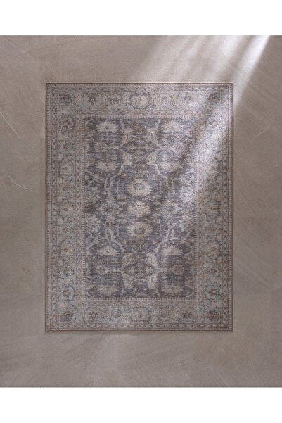 Madame Coco Vianney Halı - Bej/Füme - 140x190 cm
