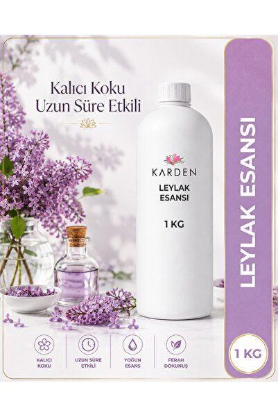 Karden Leylak Esansı 1 kg – Ferah & Büyüleyici Leylak Kokusu | Yoğun ve Kalıc...