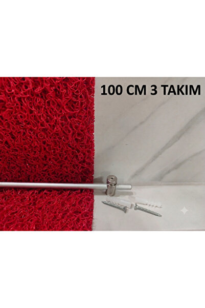 HOBBYHANE 100 Cm-3'lü Paket-merdiven Halı Sabitleme Çubuğu,papsas, Kıvırcık P...