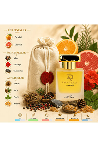 Rosentia Luxe Edition LX61 (Hermes Terre D'hermes) Muadili 50ml Edp