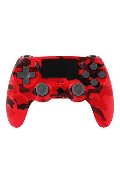 Choice وحدة تحكم ألعاب GAMINJA P47 لاسلكية بتقنية البلوتوث باللون الأحمر المم...