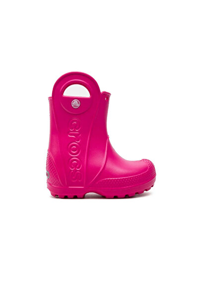 Crocs Μπότα βροχής παιδική HANDLE IT 12803-6X0 Ροζ
