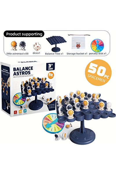 Choice DEEP BLUE Puzzle Astronaut Balance Tree Astronaut Toy Parent-child Lnt...